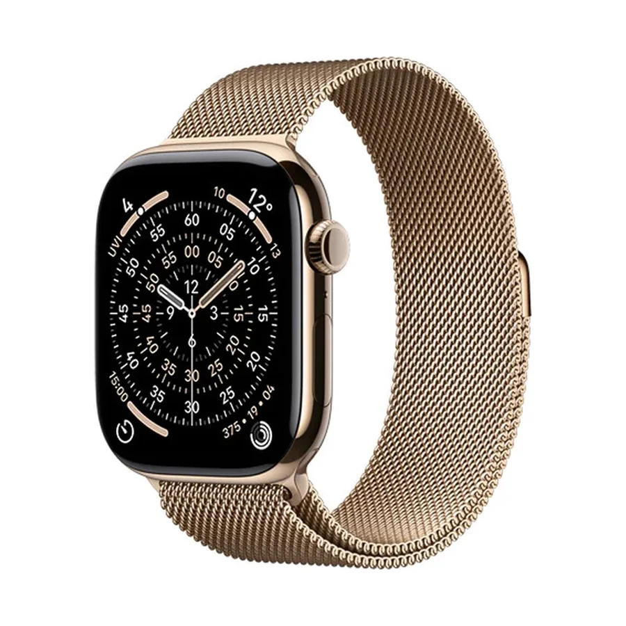 Apple Watch Series 11, Gold, Milanese Loop